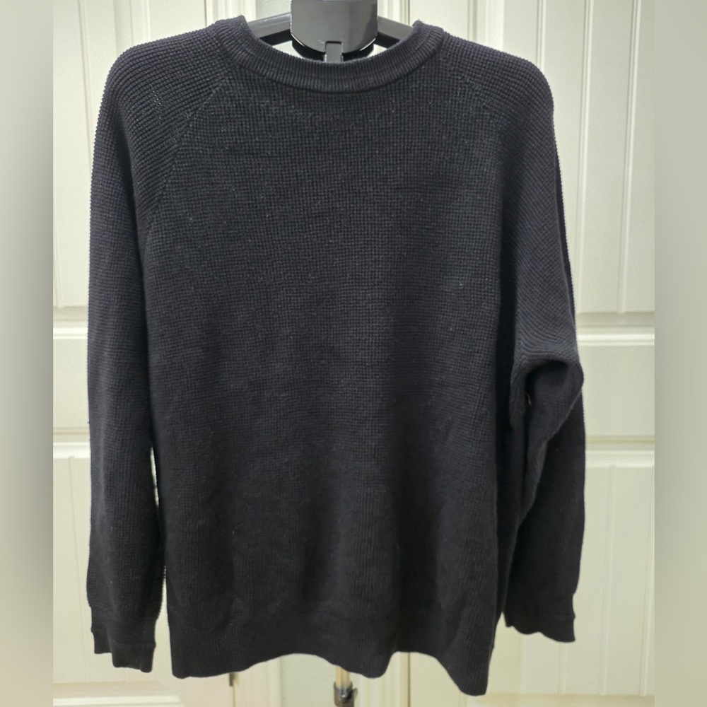 French Connection Men's Black Crewneck Sweater